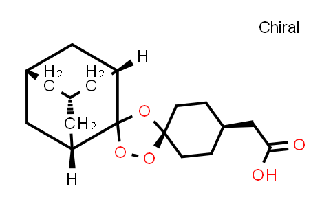 MC833227 | 774597-74-9 | rel-2-((1R,3R,4''S,5R,5'S,7R)-Dispiro[adamantane-2,3'-[1,2,4]trioxolane-5',1''-cyclohexan]-4''-yl)acetic acid