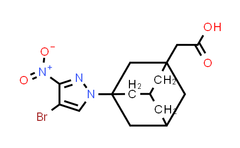 1004944-59-5 | 2-[3-(4-bromo-3-nitro-1h-pyrazol-1-yl)adamantan-1-yl]acetic acid