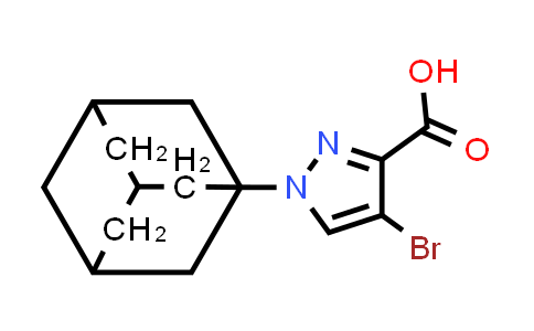 444010-37-1 | 1-(Adamantan-1-yl)-4-bromo-1h-pyrazole-3-carboxylic acid