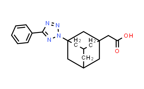 MC833291 | 438221-39-7 | 2-(3-(5-Phenyl-2h-tetrazol-2-yl)adamantan-1-yl)acetic acid