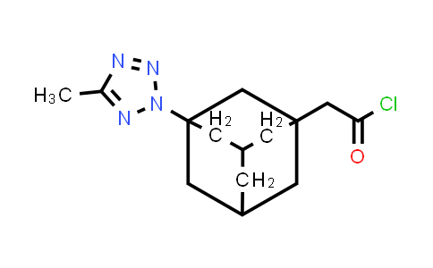861508-53-4 | 2-(3-(5-Methyl-2h-tetrazol-2-yl)adamantan-1-yl)acetyl chloride