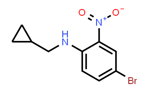 886049-61-2 | 4-Bromo-N-(cyclopropylmethyl)-2-nitroaniline