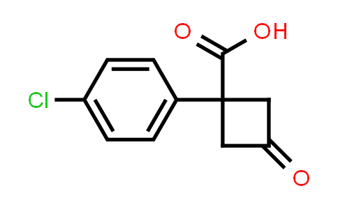 CAS No. 1340448-91-0, 1-(4-Chlorophenyl)-3-oxocyclobutane-1-carboxylic acid