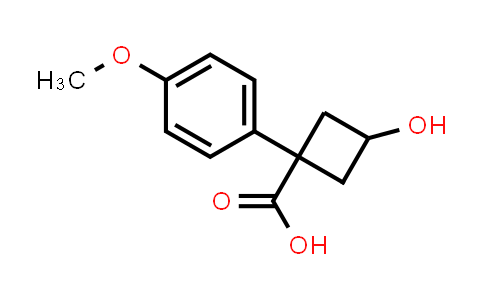 DY833437 | 1353636-86-8 | 3-羟基-1-(4-甲氧基苯基)环丁烷-1-羧酸