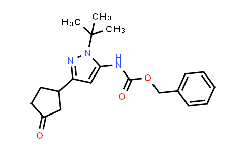 DY833478 | 2460255-78-9 | Benzyl (1-(tert-butyl)-3-(3-oxocyclopentyl)-1H-pyrazol-5-yl)carbamate