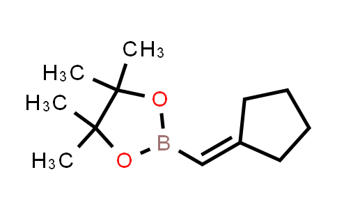 CAS No. 167693-19-8, 2-(Cyclopentylidenemethyl)-4,4,5,5-tetramethyl-1,3,2-dioxaborolane