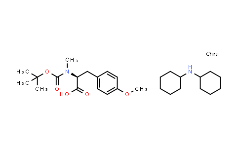 135103-27-4 | (S)-2-((叔丁氧基羰基)(甲基)氨基)-3-(4-甲氧基苯基)丙酸酯二环己胺盐
