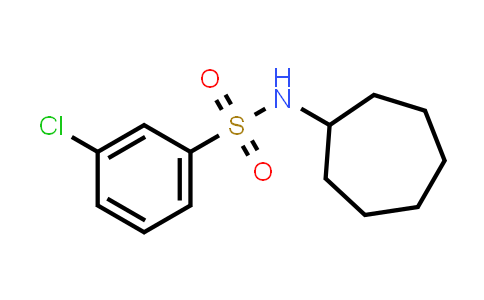728924-37-6 | 3-Chloro-n-cycloheptylbenzene-1-sulfonamide