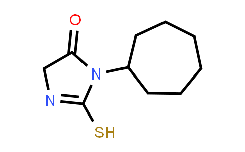853723-93-0 | 1-环庚基-2-硫烷基-4,5-二氢-1h-咪唑-5-酮