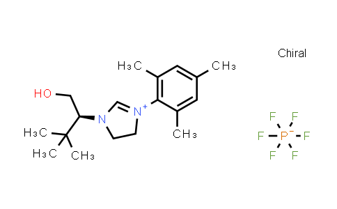850469-04-4 | (S)-1-(1-Hydroxy-3,3-dimethylbutan-2-yl)-3-mesityl-4,5-dihydro-1H-imidazol-3-ium hexafluorophosphate(V)