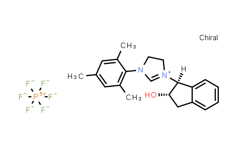 MC833788 | 2113621-62-6 | 3-((1S,2S)-2-Hydroxy-2,3-dihydro-1H-inden-1-yl)-1-mesityl-4,5-dihydro-1H-imidazol-3-ium hexafluorophosphate(V)