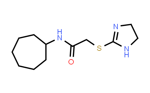 750621-52-4 | N-环庚基-2-[(4,5-二氢-1H-咪唑-2-基)硫代]乙酰胺
