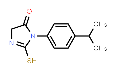 852400-17-0 | 1-[4-(丙-2-基)苯基]-2-硫烷基-4,5-二氢-1h-咪唑-5-酮