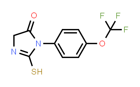 901272-95-5 | 2-Sulfanyl-1-[4-(trifluoromethoxy)phenyl]-4,5-dihydro-1h-imidazol-5-one