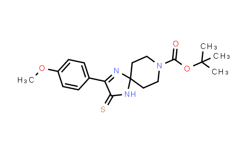 892295-95-3 | Tert-butyl 2-(4-methoxyphenyl)-3-thioxo-1,4,8-triazaspiro[4.5]Dec-1-ene-8-carboxylate