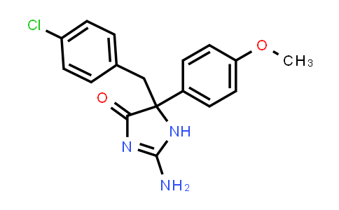 918665-08-4 | 2-Amino-5-[(4-chlorophenyl)methyl]-5-(4-methoxyphenyl)-4,5-dihydro-1H-imidazol-4-one