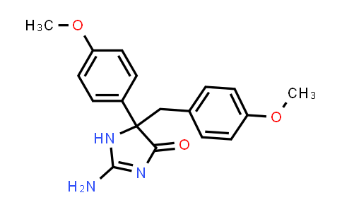 918665-04-0 | 2-Amino-5-(4-methoxyphenyl)-5-[(4-methoxyphenyl)methyl]-4,5-dihydro-1H-imidazol-4-one