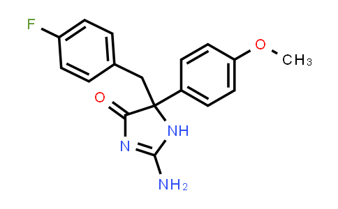 918665-05-1 | 2-Amino-5-[(4-fluorophenyl)methyl]-5-(4-methoxyphenyl)-4,5-dihydro-1H-imidazol-4-one