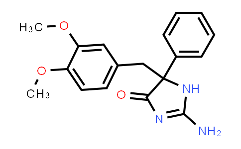512190-92-0 | 2-氨基-5-[(3,4-二甲氧基苯基)甲基]-5-苯基-4,5-二氢-1H-咪唑-4-酮