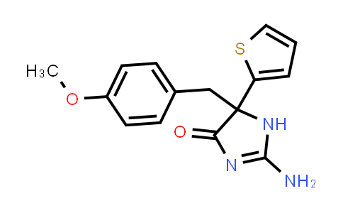 1354916-14-5 | 2-Amino-5-[(4-methoxyphenyl)methyl]-5-(thiophen-2-yl)-4,5-dihydro-1H-imidazol-4-one