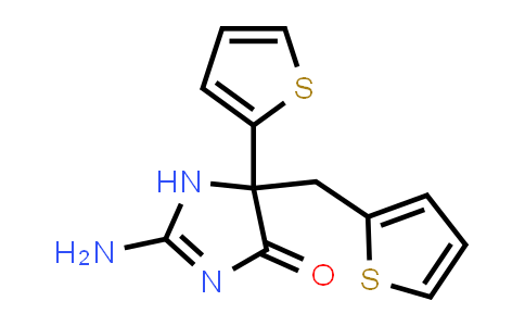 MC833926 | 512190-86-2 | 2-氨基-5-(噻吩-2-基)-5-[(噻吩-2-基)甲基]-4,5-二氢-1H-咪唑-4-酮