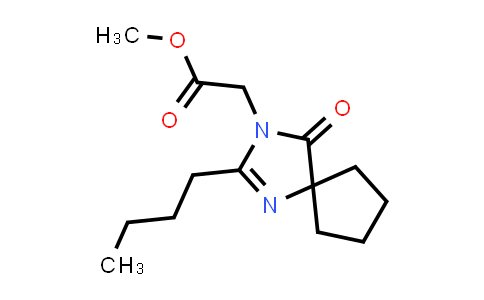 946386-57-8 | Methyl 2-{2-butyl-4-oxo-1,3-diazaspiro[4.4]non-1-en-3-yl}acetate