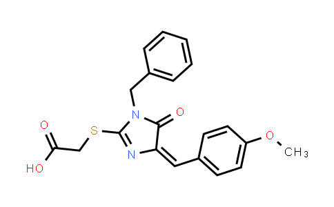 730949-60-7 | (e)-2-((1-Benzyl-4-(4-methoxybenzylidene)-5-oxo-4,5-dihydro-1h-imidazol-2-yl)thio)acetic acid