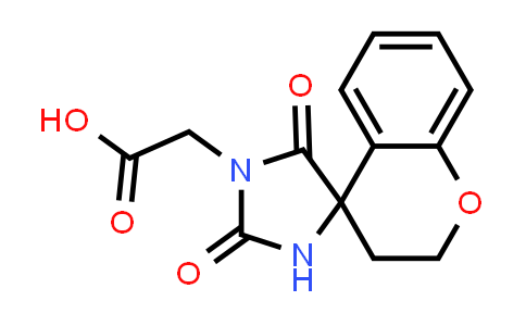 851170-89-3 | 2-{2',5'-dioxo-2,3-dihydrospiro[1-benzopyran-4,4'-imidazolidine]-1'-yl}acetic acid