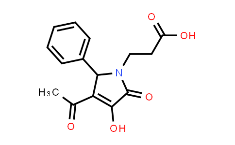 371232-66-5 | 3-(3-乙酰基-4-羟基-5-氧代-2-苯基-2,5-二氢-1H-吡咯-1-基)丙酸