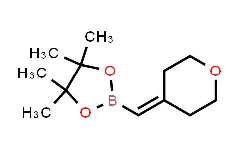 CAS No. 2304634-36-2, 4,4,5,5-Tetramethyl-2-((tetrahydro-4H-pyran-4-ylidene)methyl)-1,3,2-dioxaborolane