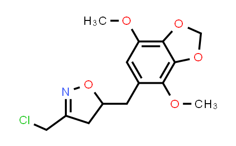 924862-04-4 | 3-(Chloromethyl)-5-((4,7-dimethoxybenzo[d][1,3]dioxol-5-yl)methyl)-4,5-dihydroisoxazole