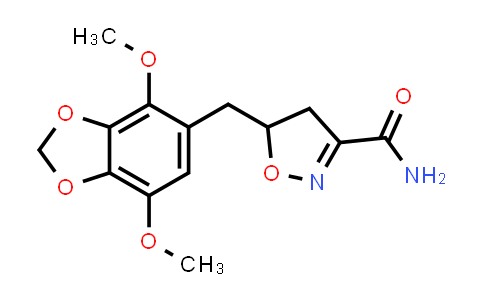 MC834279 | 924871-59-0 | 5-((4,7-Dimethoxybenzo[d][1,3]dioxol-5-yl)methyl)-4,5-dihydroisoxazole-3-carboxamide