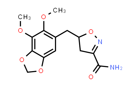 MC834284 | 924871-24-9 | 5-((6,7-Dimethoxybenzo[d][1,3]dioxol-5-yl)methyl)-4,5-dihydroisoxazole-3-carboxamide