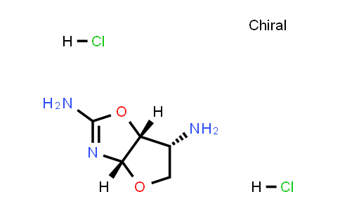 MC834341 | 2742667-27-0 | rel-(3aS,6R,6aR)-3a,5,6,6a-四氢呋喃[2,3-d]噁唑-2,6-二胺二盐酸盐