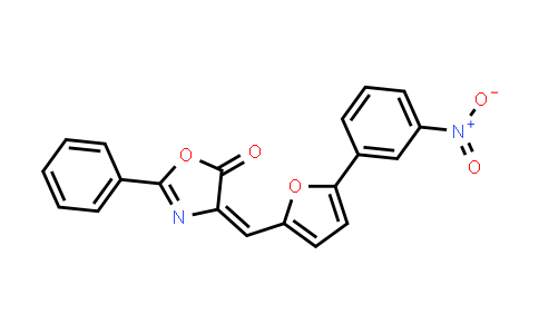 MC834367 | 300731-59-3 | (E)-4-((5-(3-硝基苯基)呋喃-2-基)亚甲基)-2-苯基噁唑-5(4H)-酮