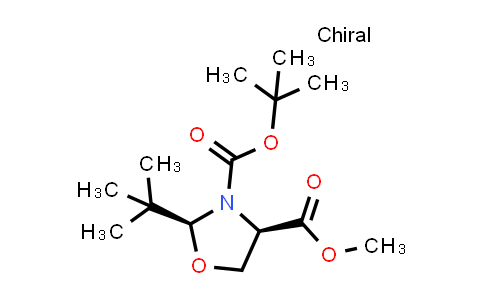 380429-42-5 | 3-(叔丁基)4-甲基(2S,4R)-2-(叔丁基)噁唑烷-3,4-二羧酸酯