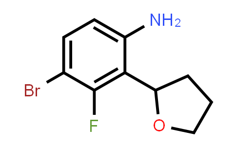 1384984-25-1 | 4-Bromo-3-fluoro-2-(tetrahydrofuran-2-yl)aniline