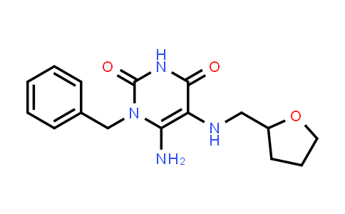 728898-91-7 | 6-Amino-1-(phenylmethyl)-5-[[(tetrahydro-2-furanyl)methyl]amino]-2,4(1H,3H)-pyrimidinedione
