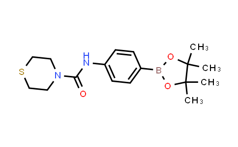 MC834515 | 874298-05-2 | N-(4-(4,4,5,5-四甲基-1,3,2-二噁硼烷-2-基)苯基)硫代吗啉-4-甲酰胺