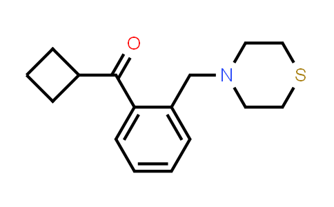 DY834537 | 898782-54-2 | 环丁基(2-(硫代吗啉代甲基)苯基)甲酮