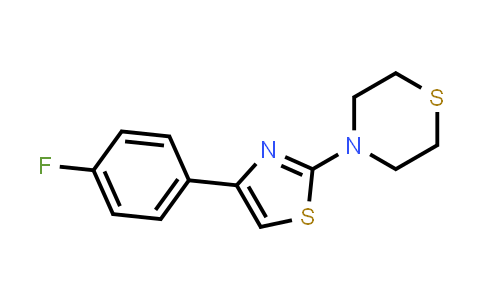 338393-00-3 | 4-(4-(4-Fluorophenyl)thiazol-2-yl)thiomorpholine