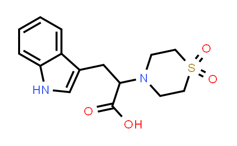 477858-37-0 | 2-(1,1-Dioxidothiomorpholino)-3-(1H-indol-3-yl)propanoic acid