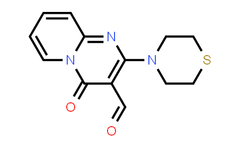487020-31-5 | 4-Oxo-2-thiomorpholino-4H-pyrido[1,2-a]pyrimidine-3-carbaldehyde