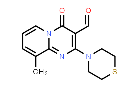 MC834627 | 489401-12-9 | 9-Methyl-4-oxo-2-thiomorpholino-4H-pyrido[1,2-a]pyrimidine-3-carbaldehyde