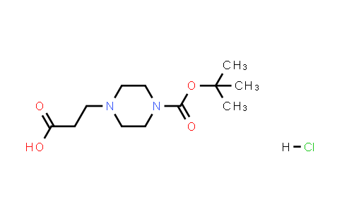 362690-46-8 | 3-{4-[(叔丁氧基)羰基]哌嗪-1-基}丙酸盐酸盐