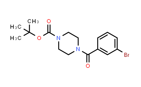 890153-34-1 | 4-(3-溴苯甲酰基)哌嗪-1-羧酸叔丁酯