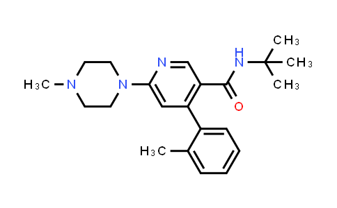 881743-64-2 | N-(叔丁基)-6-(4-甲基哌嗪-1-基)-4-(邻甲苯基)烟酰胺