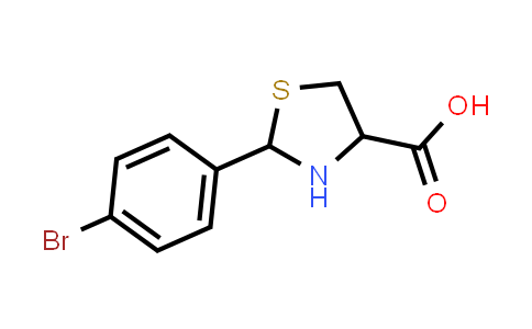 69570-83-8 | 2-(4-溴苯基)噻唑烷-4-羧酸