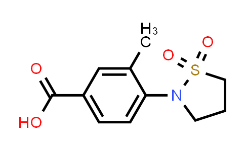 MC834769 | 864296-62-8 | 4-(1,1-Dioxo-1,2-thiazolidin-2-yl)-3-methylbenzoic acid