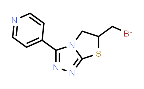 848207-44-3 | 4-[6-(bromomethyl)-5h,6h-[1,2,4]triazolo[3,4-b][1,3]thiazol-3-yl]pyridine